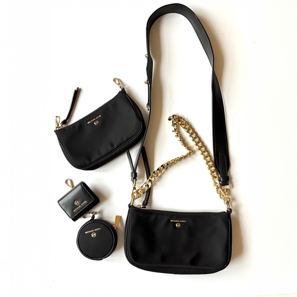 Michael Kors Medium Jet Set Crossbody Bag with Multi Pochettes